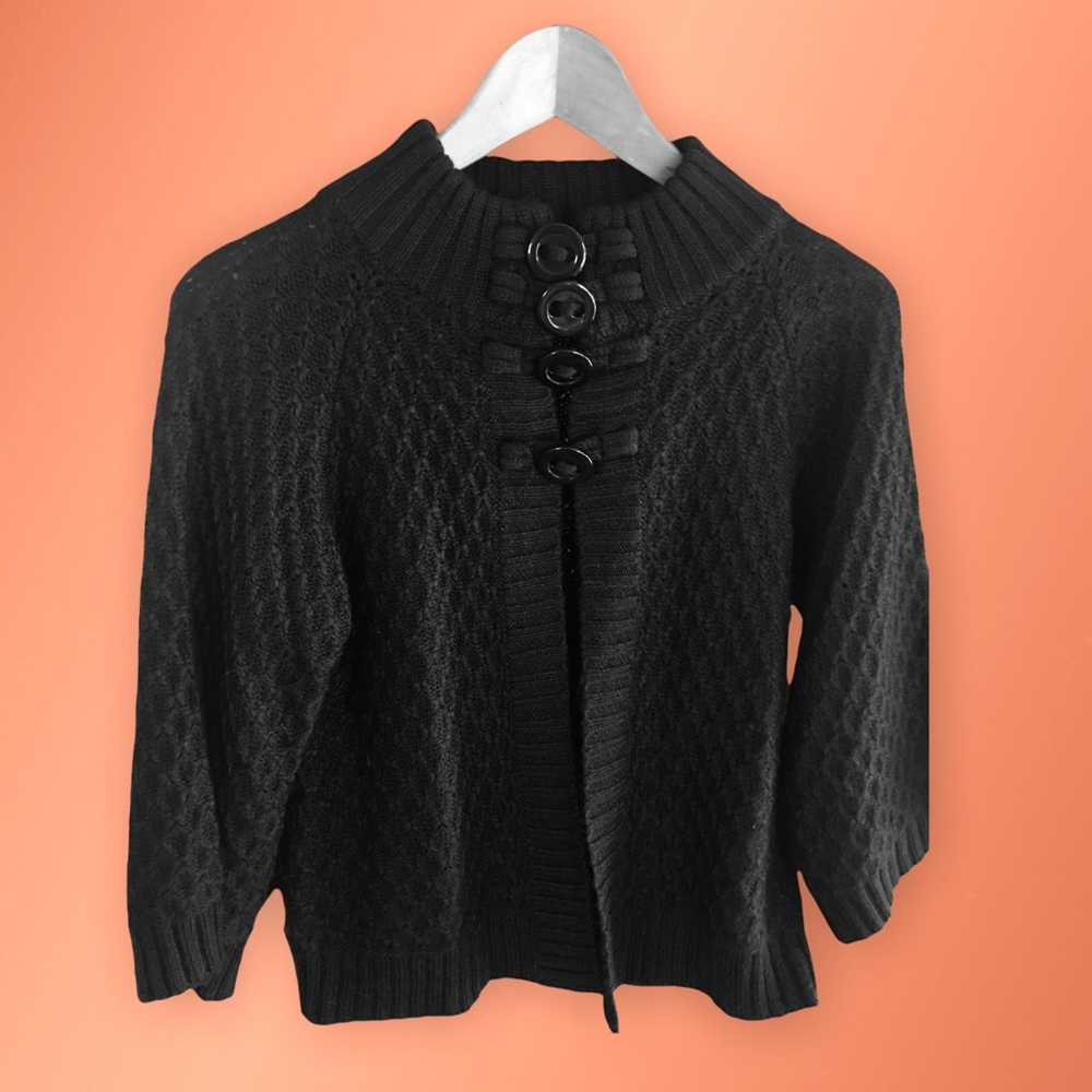 Ladies petite black sweater